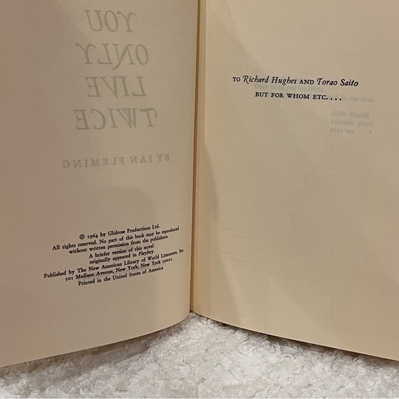 You Only Live Twice by Ian Fleming copyright 1964 hardcover - Picture 5 of 12